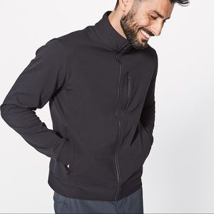 Lululemon Men's Sojourn Zip Up Jacket Grey Blue